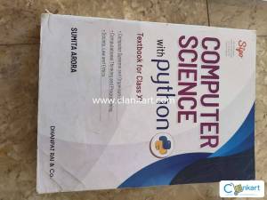 Computer science with python by sumita arora class XI