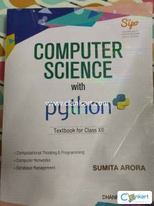 Computer science with python class 12th  (theory +practical book)