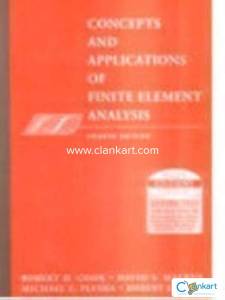 Concepts and Applications of Finite Element Analysis (Price negotiable