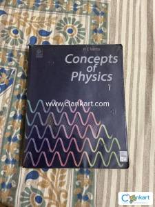 Concepts of Physics by HC Verma covered book in new condition