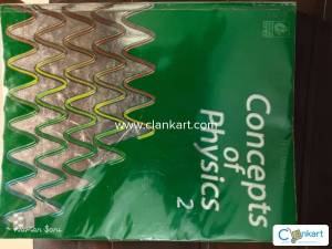 Concepts of physics HC VERMA CLASS 12th