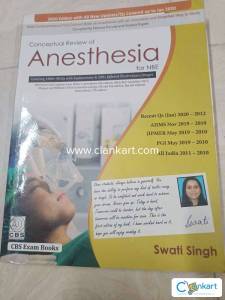 Conceptual review of Anesthesia by Swathi Singh 2020 edition