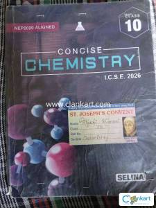 Concise Chemistry (Selina Publications) for Class 10 ICSE
