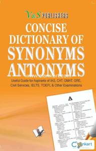 Concise Dictionary Of Synonyms Antonyms