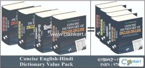 Concise English-Hindi Pocket Sized Dictionary Value Pack