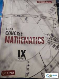 Concise Maths textbook for class 9