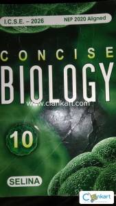 Concise biology icse 2026 for class 10 2026 edition