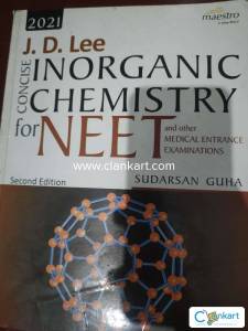 Concise for INORGANIC CHEMISTRY FOR NEET BY JD LEE