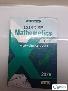 Concise mathematics class 10 2025
