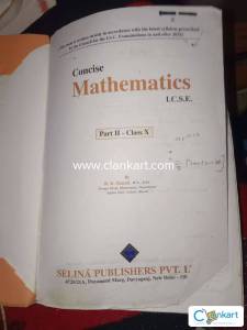 Consise maths class 10 icse