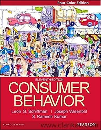Consumer Behaviour by Schiffman Colored an Excellent price