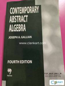 Contemporary abstract algebra