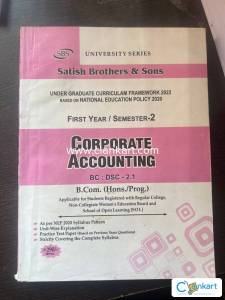 Corporate Accounting Semester-2 SOL