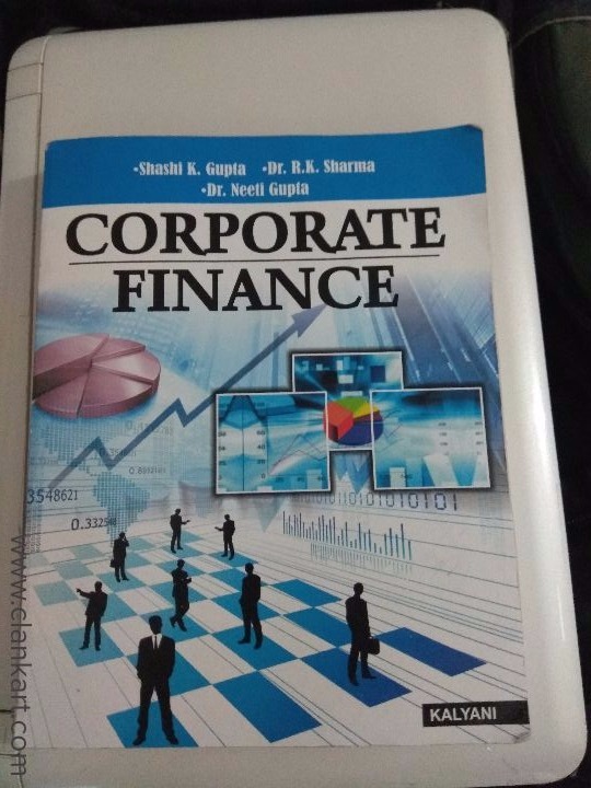 Corporate Finance used book for BCom students in India