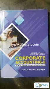 Corporate accounting 2 for B. com programme