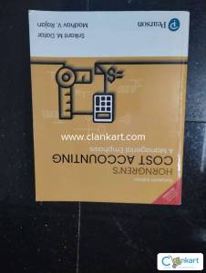 Cost Accounting Book  MBA