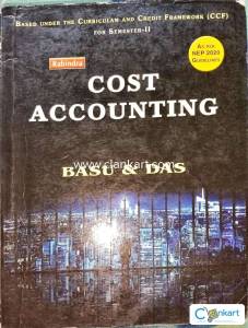 Cost Accounting For CCF B.Com (Calcutta, Kalyani, WBSU & Other)