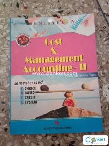 Cost & management accounting - 2 for Sem 4