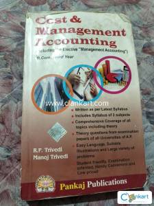 Cost and Management Accounting
