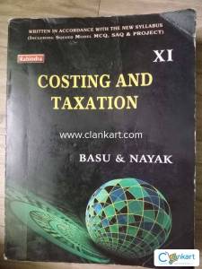 Costing & Taxation for Class 11