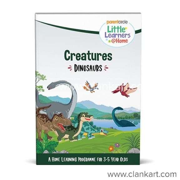 Creatures Dinosaurs Activity Book for 3 to 5 Years Old kids