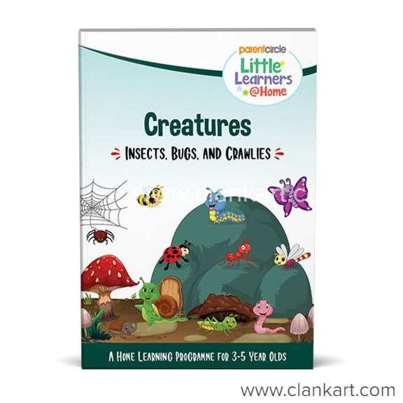 Creatures Insects Bugs and Crawlies Activity Book for 3-5 Years Old