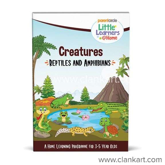 Creatures Reptiles and Amphibians Activity Book for 3 to 5 Years Old