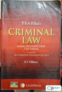 Criminal Law by PSA Pillai