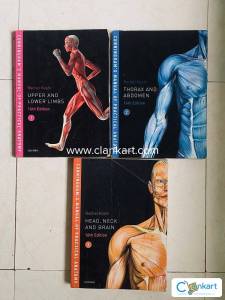 Cunningham's Manual of Practical Anatomy Vol 1,2,3 Bundle pack