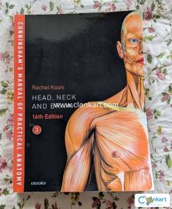 MBBS Cunningham's Practical Anatomy(16th Ed) - Head,Neck,Brain