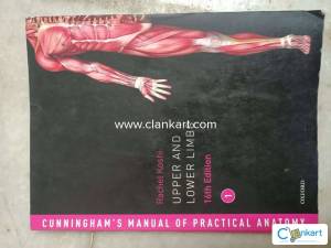 Cunningham's manual of practical anatomy- Upper and lower limbs