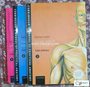 Cunningham Dissection Manual All 3 Volumes. Individual book at 299.