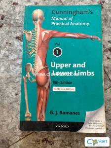 Cunninghams upper and lower limbs vol 1