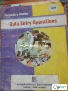 DATA ENTRY OPERATIONS SECONDARY COURSE