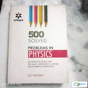 DC Pandey 500 Solved Problems in Physics JEE