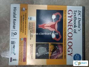 DC dutta Gynaecology 9th ed