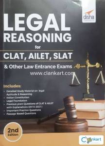 DISHA'S LOGICAL REASONING FOR CLAT, AILET,SLAT