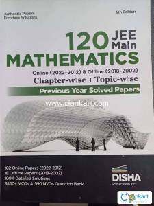 DISHA 120 JEE Main MATHEMATICS (2002-2022)