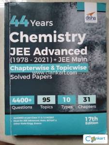 DISHA CHEMISTRY 44 YEARS IIT JEE PYQs With SOLUTIONS