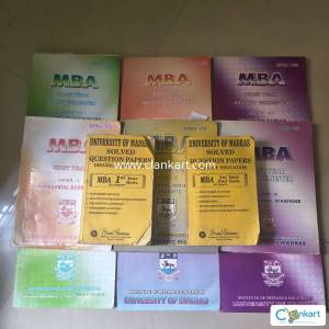 DISTANCE EDUCATION MBA MADRAS UNIVERSITY BOOKS AND GUIDES