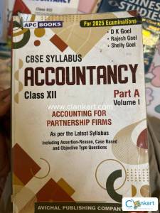 DK GOEL ACCOUNTS CLASS-12 PART-A Vol-1
