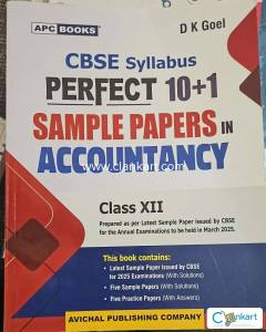 DK GOEL ACCOUNTS SAMPLE PAPERS CBSE 2025