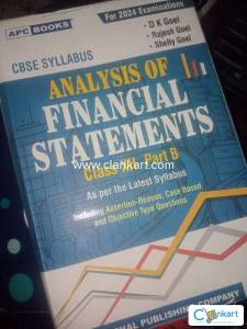 DK GOEL ANALYSIS OF FINANCIAL STATEMENTS CLASS 12