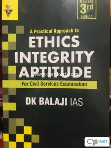 DK balaji ethics, integrity and aptitude revised 3rd edition
