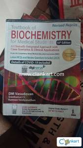DM Vasudevan Biochemistry 10th ed