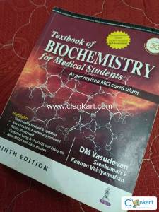 DM Vasudevan Biochemistry textbook