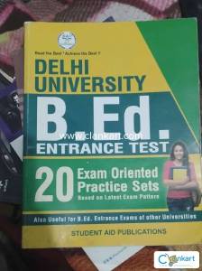 DU B.Ed entrance exam