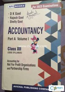 D K Goel accountancy part A volume I class 12th