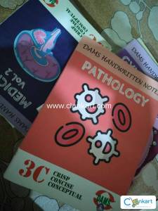 Dams handwritten notes (all 19 subjects) for neet pg