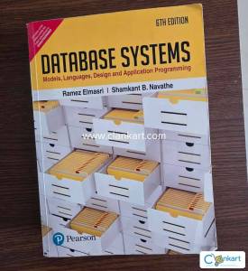 Database Systems by Ramez Elmasri, and shamkant B Navathe